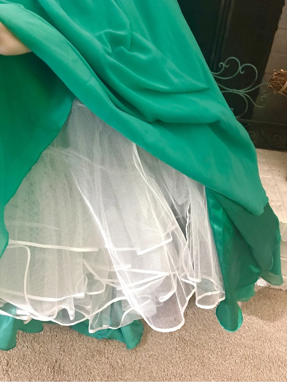 Rachel Allan Perfect Angels Girls Size 12 Green/Teal Embellished Pageant Dress